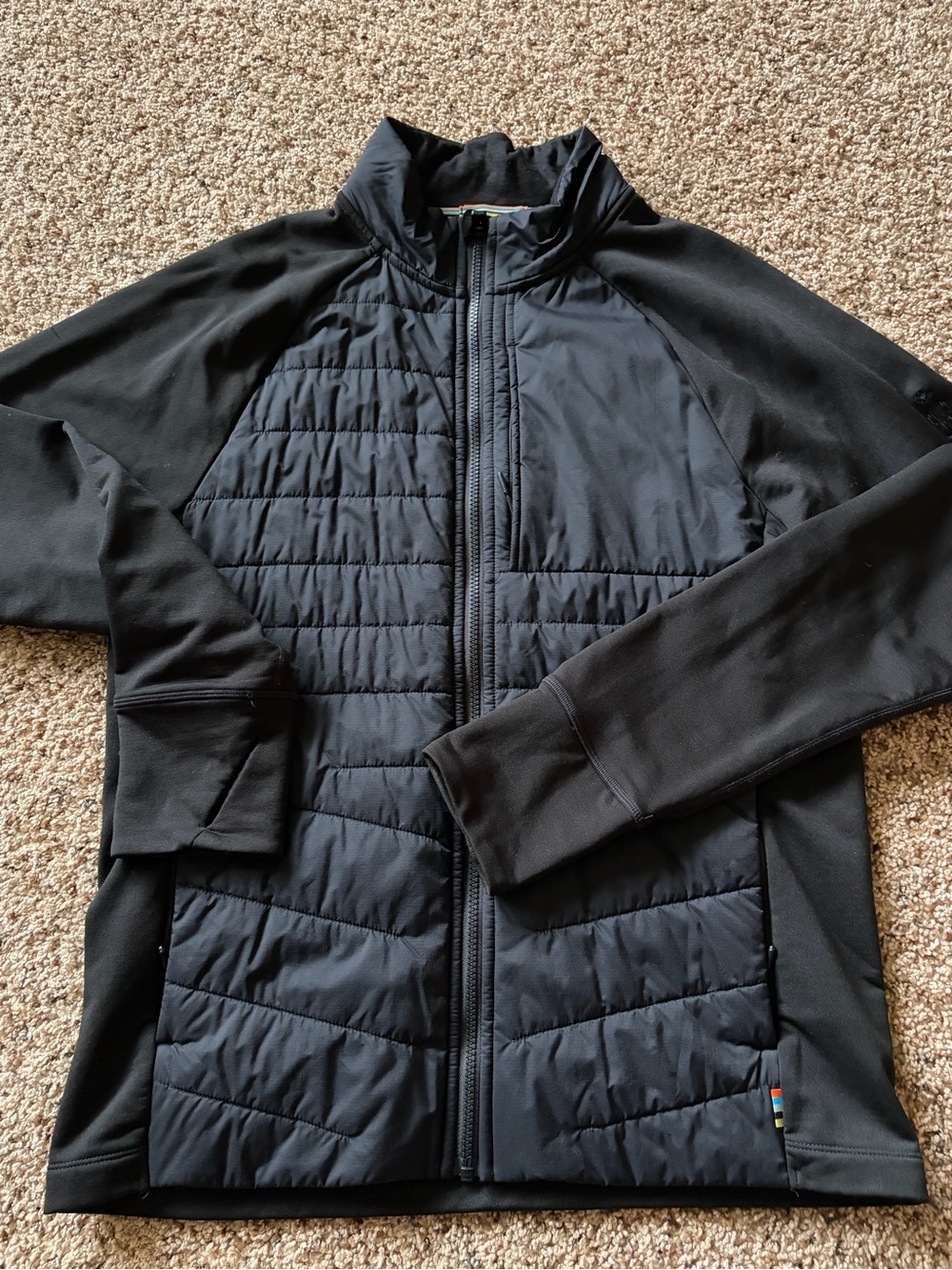 Smartwool Black Quilted Hybrid Jacket